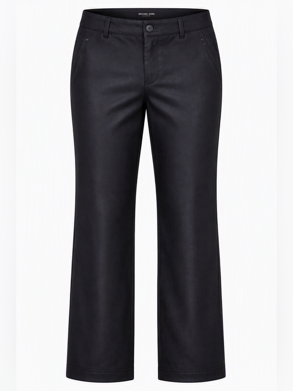 Marc Cain Women's Black Straight-Leg Trousers Sz 6-8 US